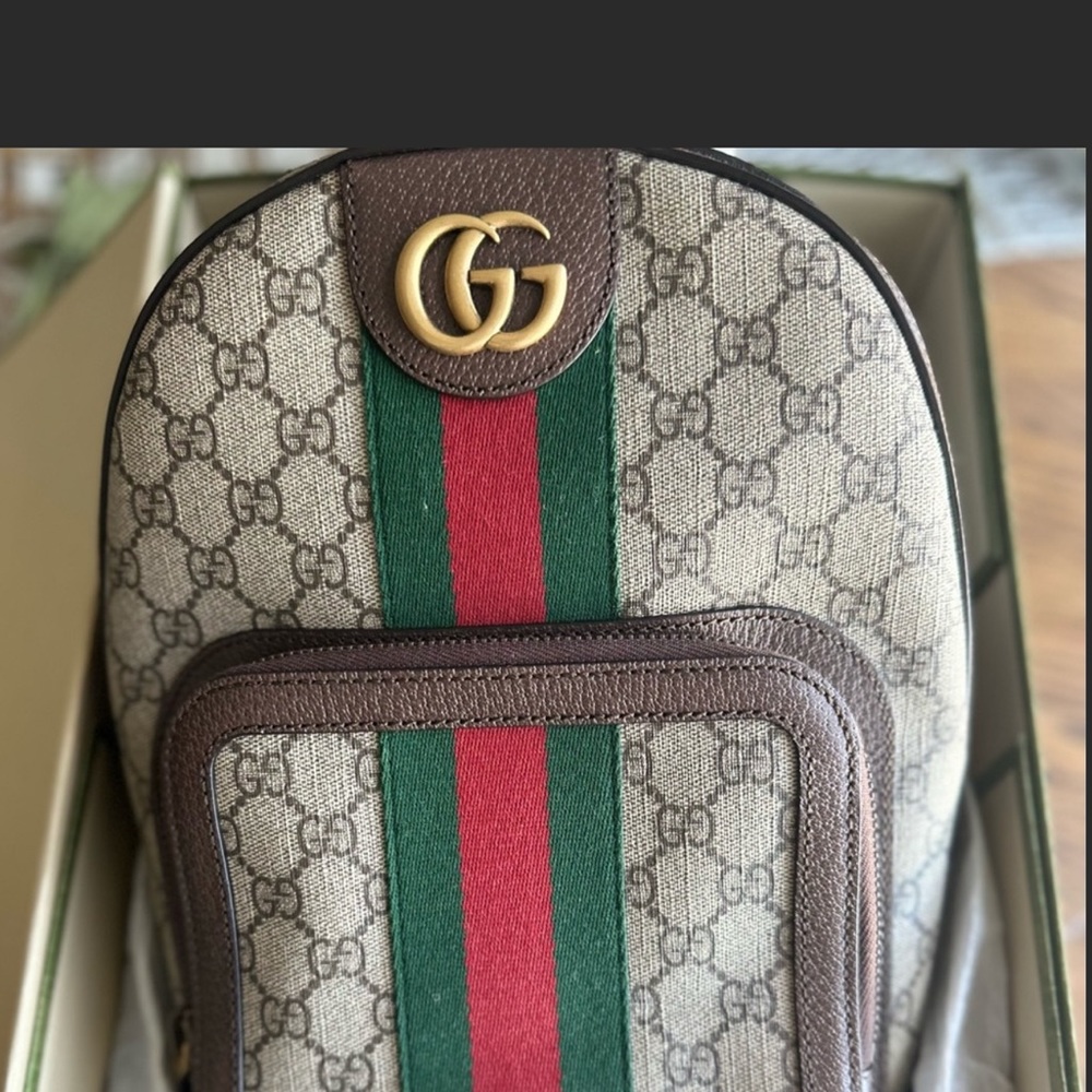 GUCCI OPHIDIA GG SMALL BACKPACK